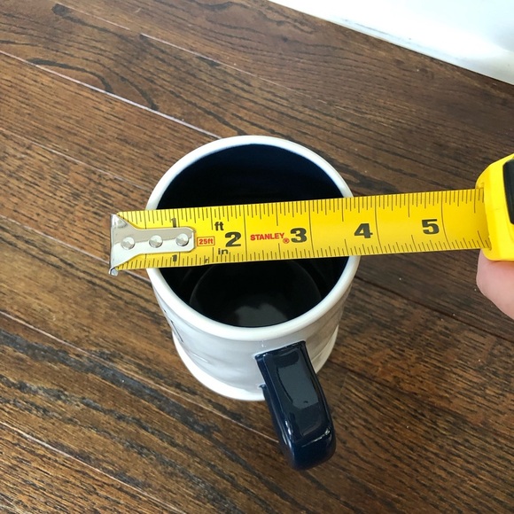 Rae Dunn Father’s Day “Dad’s Beer” Navy Blue/White Large Beer Mug - NWOT! - Picture 8 of 9